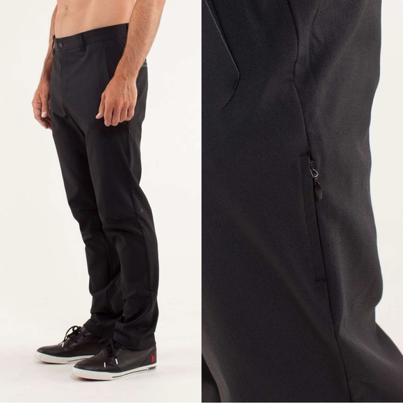 Lululemon • Commute Pant black Ascent straight leg flat front ABC zip pocket - Picture 16 of 16